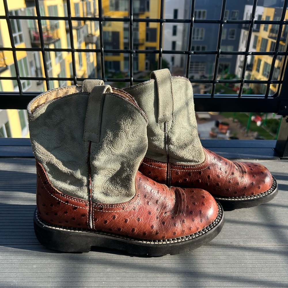 Ariat Brown and Gray Women's Boots